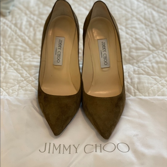 Jimmy Choo Shoes - JIMMY CHOO olive pumps